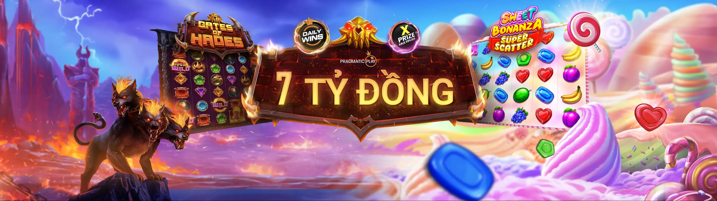 Hình ảnh các máy slot cổ điển với biểu tượng trái cây và 777